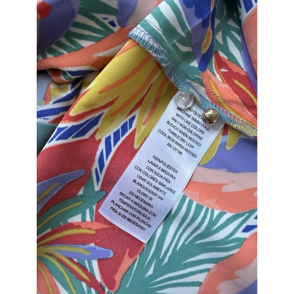 Royalty By Maluma Women's Tropical Wrap Dress Mini Farm Rio Beach Miami NWT Sz 6 - Picture 11 of 11